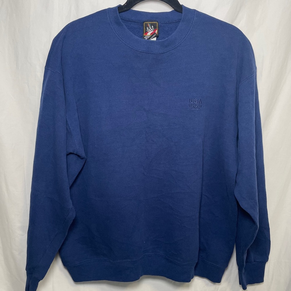Navy 90’s Vintage Olympic Crew Neck